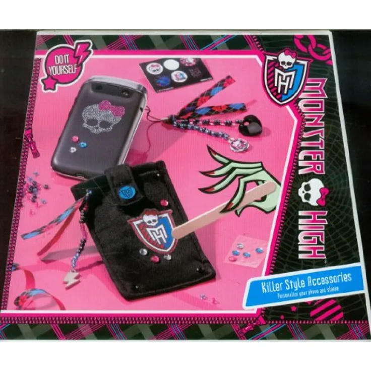 Monster High Bastel-Set für Handys, Smartphones und Ipod, für individuelle Handy-Hüllen und Accessoires zum Verzieren