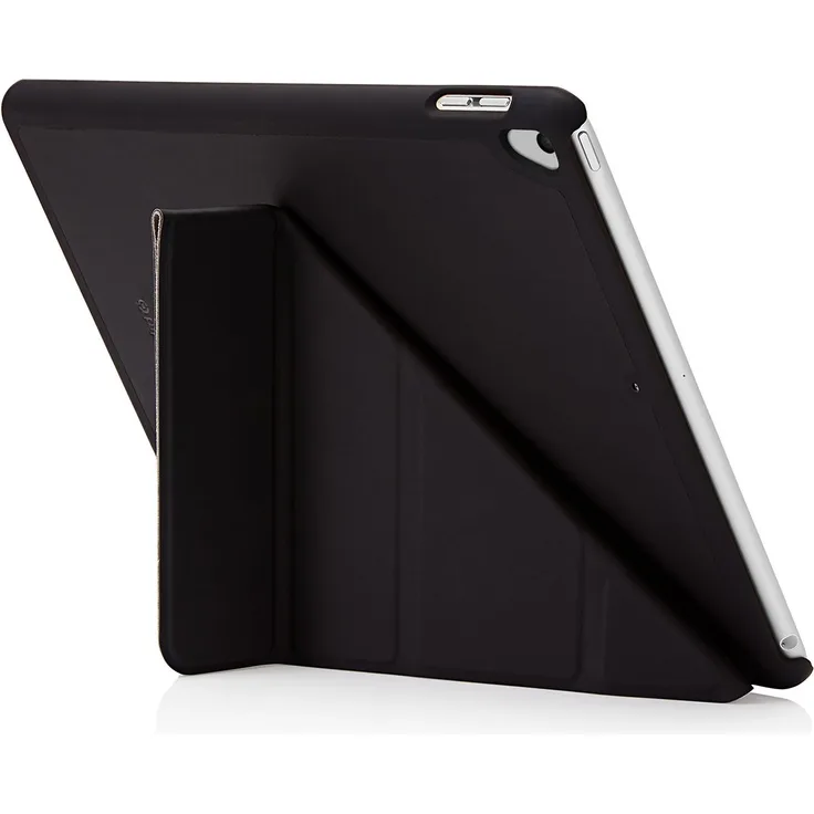 iPad 9.7 (2017) Hülle, Pipetto 5 in 1 Faltende Schutzhülle mit Auto Aufwachen - Schlaf Funktion für Apple iPad 9.7 (2017) - Schwarz