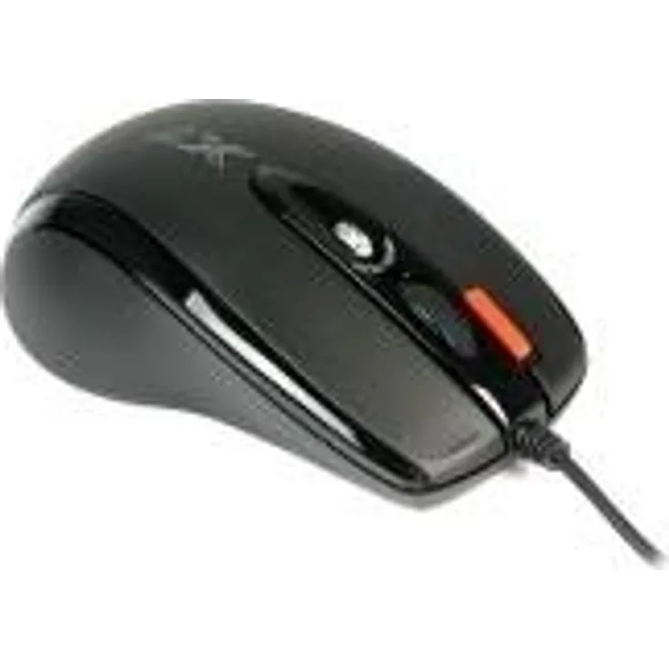 A4Tech Oscar Optische Gaming-Maus X-710BK mit USB-Anschluss, 2000 DPI, Schwarz, für Windows 2000-XP-M2005-XP (x64)-2003 (x64)-Vista