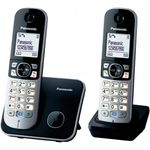 Pa­na­so­nic KX-TG6812 Duo schwarz Analog-Telefon 