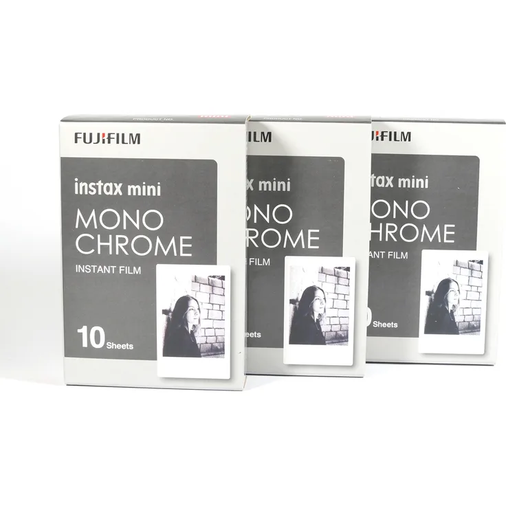 Fujifilm Instax 3x10 Film Mini Kamera, Monochrome WW1 schwarz/weiß