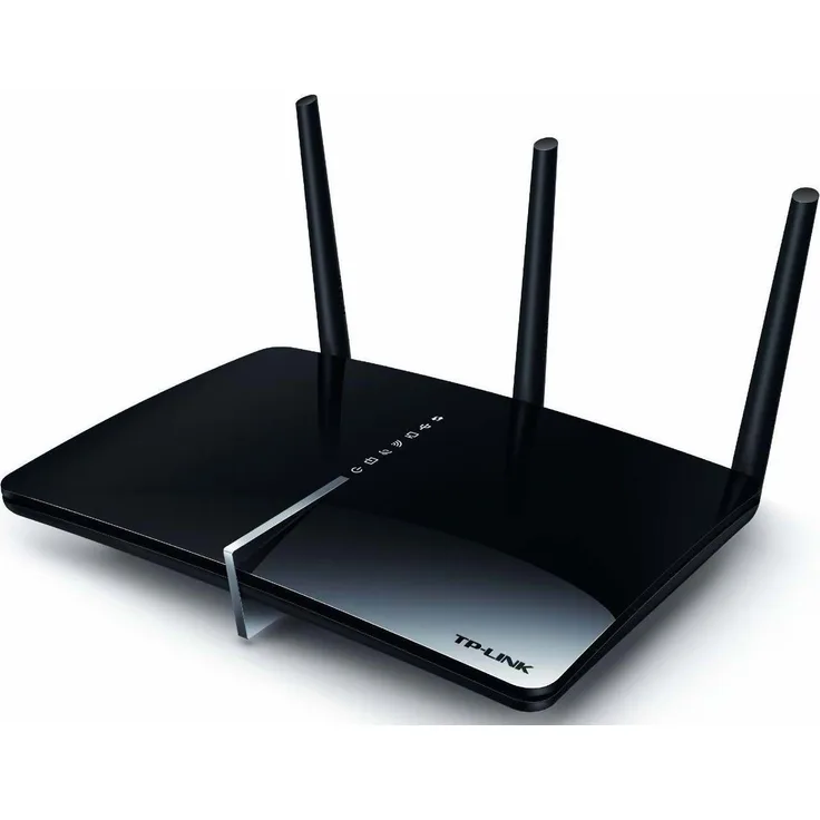 TP-Link Archer D7 Ac1750 Wireless Dual Band Gigabit ADSL2+ Modem Router (AT-CH Version, FTP und Mediaserver, Annex A, geeignet für Österreich-Schweiz)