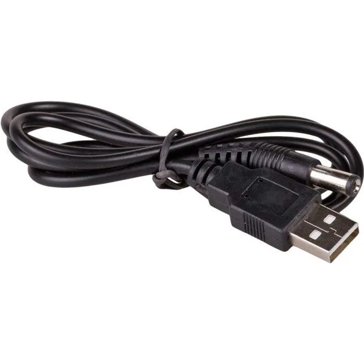 AKYGA AK-DC-01 USB DC Kabel Stecker 5.5x2.1mm Adapter 5V Ladekabel 80cm