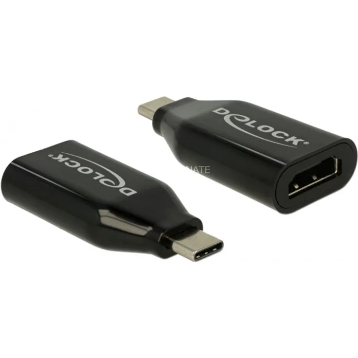 Delock 62978 Adapter USB Type-C Stecker auf HDMI Buchse (DP Alt Mode) 4K 60 Hz Schwarz