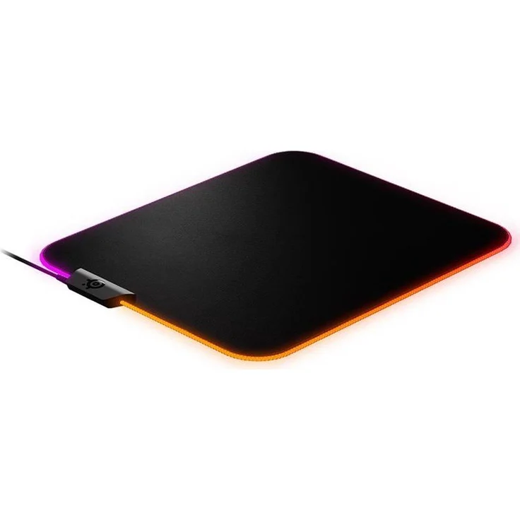 SteelSeries QcK Prism Cloth - Gaming Mouse Pad 2 Zonen RGB-Beleuchtung Mittelgroße – Bild 1