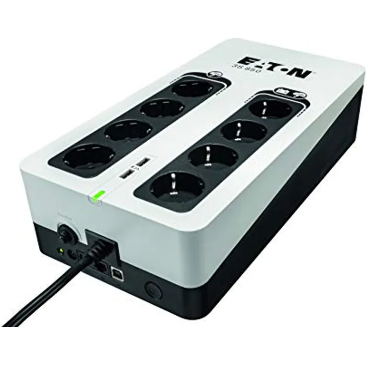 Eaton Unterbrechungsfreie Stromversorgung 3S850D , schwarz auf weiß,