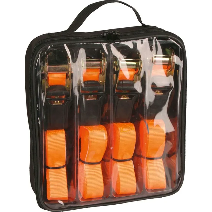 Kerbl Spanngurt-Set mit Ratsche 4-tlg. 5 m 500 kg 37991