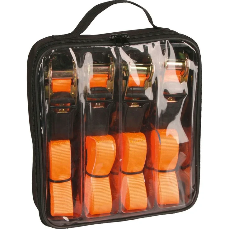 Kerbl Spanngurt-Set mit Ratsche 4-tlg. 5 m 500 kg 37991 – Bild 1