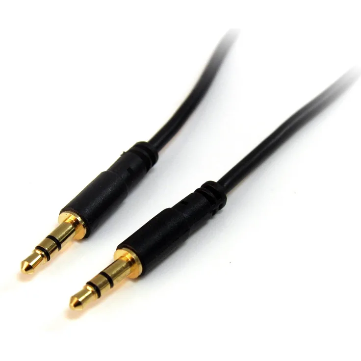 StarTech.com 15 ft Slim 3.5mm Stereo Audio Cable - M-M