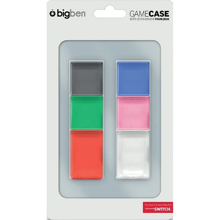 Nintendo Switch - Game Card Case Set (6 Stück. Schwarz)