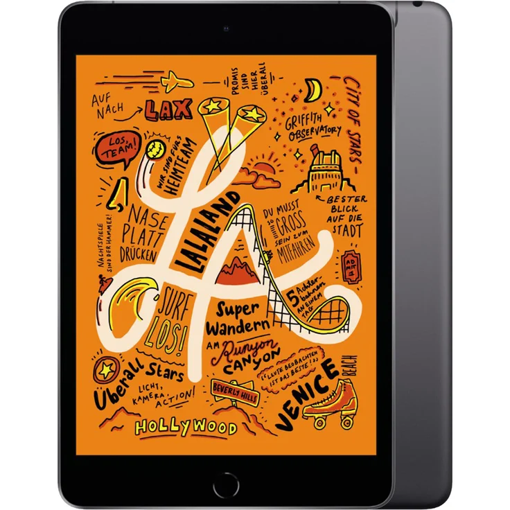 Apple iPad Mini (2019) WiFi + Cellular Quad-HD-Auflösung 7,9 Zoll, LTE-Tablet, Hexa-Core, 3 GB RAM, 64 GB Speicher, iOS (Update auf iPadOS), Spacegrau (MUX52FD/A) – Bild 2