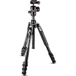 Manfrotto MKBFRLA4BK-BH Befree Advanced Alu Reisestativ QPL (Klemmverschluss) mit Kugelkopf, inkl.Tasche (für Canon, Nikon, Sony, DSLR, CSC, Spiegellose Kamera, Traglast), Klemmverschluss-schwarz