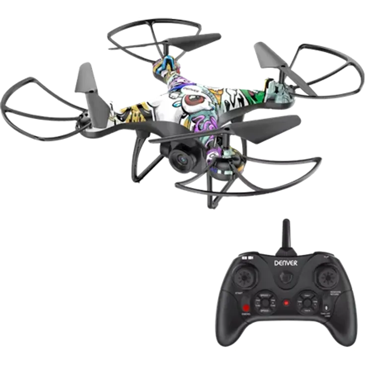 Denver DCH-350, Kameradrohne, HD-Kamera (720p), Flugzeit: 22 min inkl. Controller