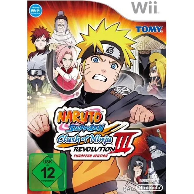 Naruto Shippuden - Clash of Ninja Revolution 3 (Wii)