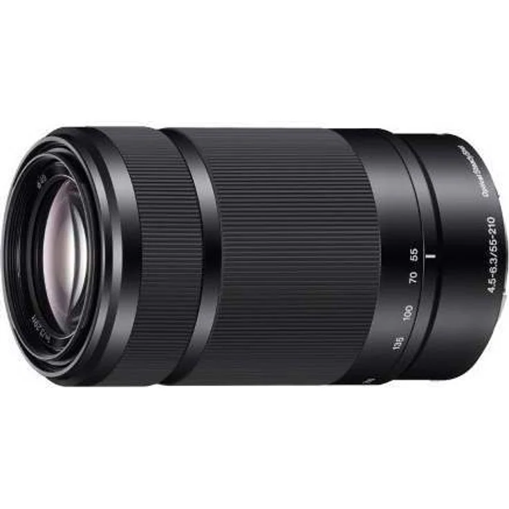 Sony SEL-55210 Tele-Zoom-Objektiv (55-210 mm, F4.5?6.3, OSS, APS-C, geeignet für A6000, A5100, A5000 und Nex Serien, E-Mount) schwarz – Bild 1