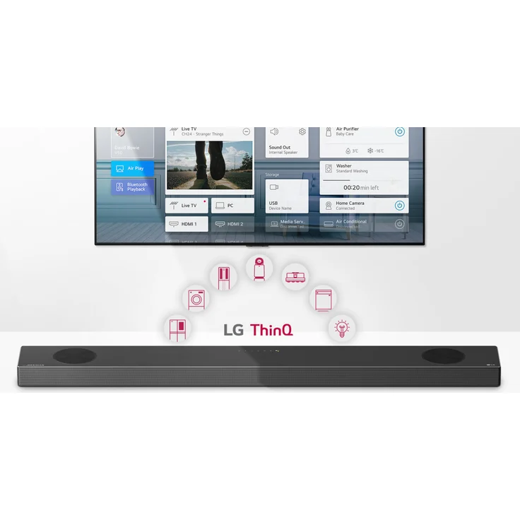 LG DSN9YG 5.1.2 Soundbar mit Subwoofer, 520 W, schwarz – Bild 15