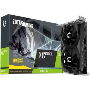 Bild für ZOTAC GAMING GeForce GTX 1660 Ti Twin Fan Grafikkarte (NVIDIA GTX 1660 Ti, 6GB GDDDR6, 192bit, Boost-Takt 1770 MHz, 12 Gbps)