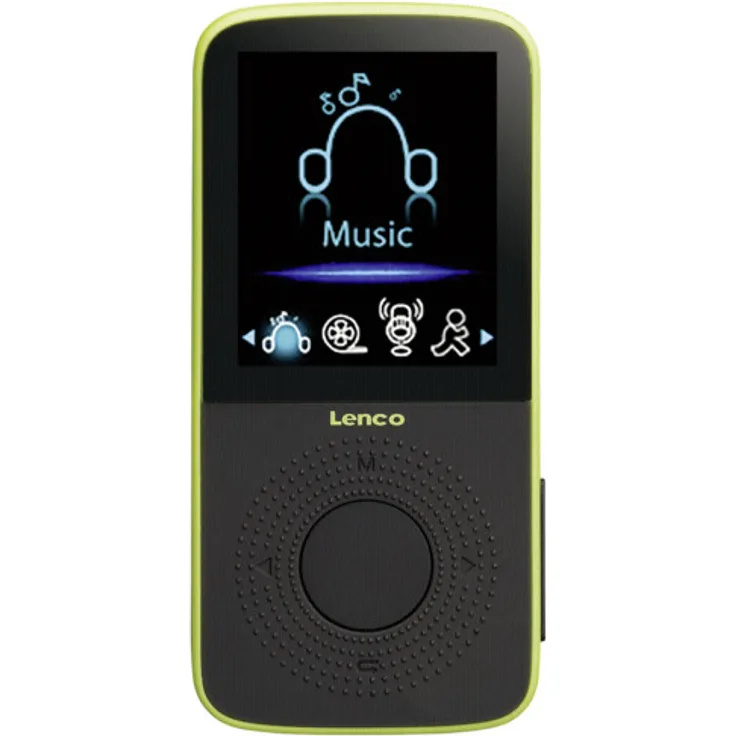 Lenco Mp3-player Podo-153 Schrittzählerfunktion und 4 GB interner Speicher, Inklusive Kopfhörer