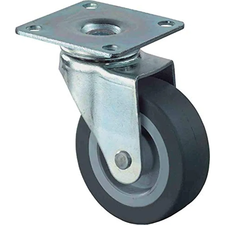 Lenkrolle Gummi 30mm 22x36 20kg Rolle Transportrollen Räder Transport Industrie