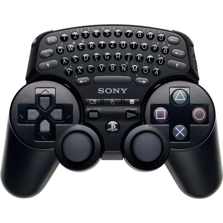 Sony Wireless-Tastatur-Pad Schwarz (9762553) (PS3) – Bild 2