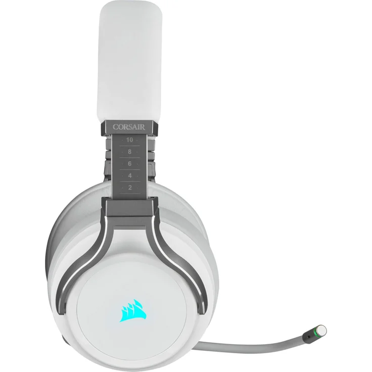 CORSAIR Gaming VIRTUOSO RGB - Headset - Full-Size - 2,4 GHz - kabellos - USB, 3,5 mm Stecker - weiß (CA-9011186-EU) – Bild 3