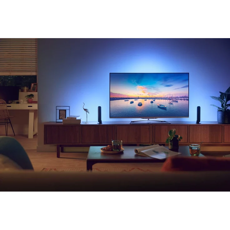 Philips Hue White and Color Ambiance Play Lightbar Doppelpack, dimmbar, bis zu 16 Millionen Farben, steuerbar via App, kompatibel mit Amazon Alexa, schwarz – Bild 16