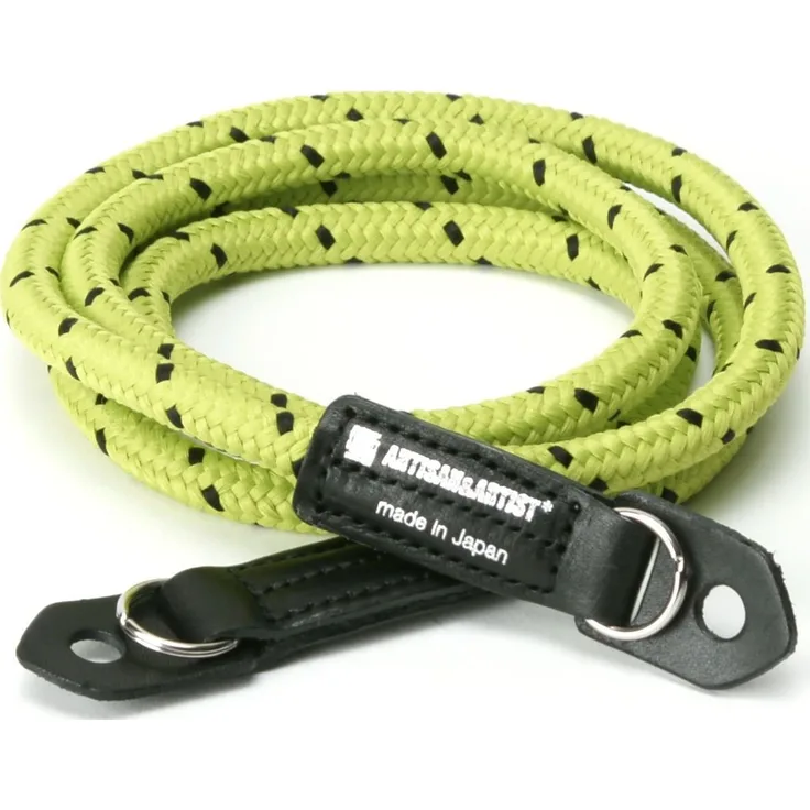 Artisan & Artist ACAM-701 Kameragurt Polyester-Leder, 859829'' gelb-grün-schwarz