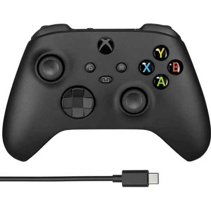 Microsoft Xbox Controller + USB-C Cable Schwarz (1V8-00002) (PC) – Bild 1