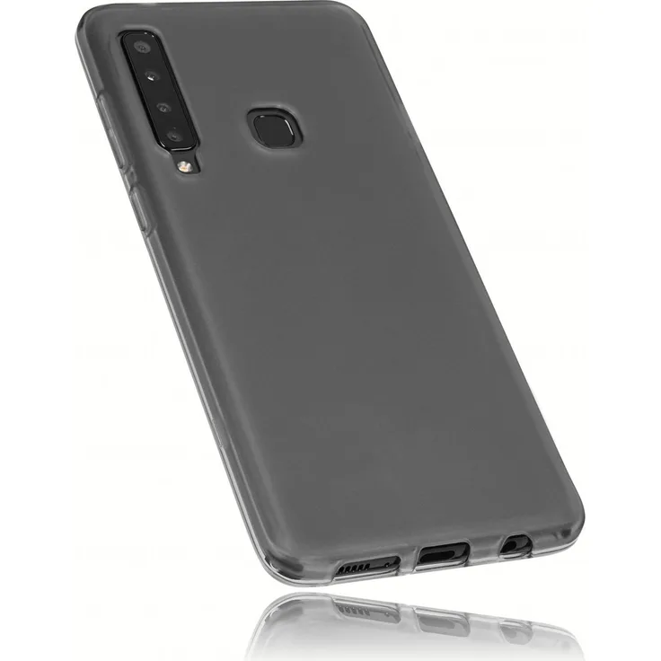 mumbi Hülle kompatibel mit Samsung Galaxy A9 Handy Case Handyhülle, transparent schwarz