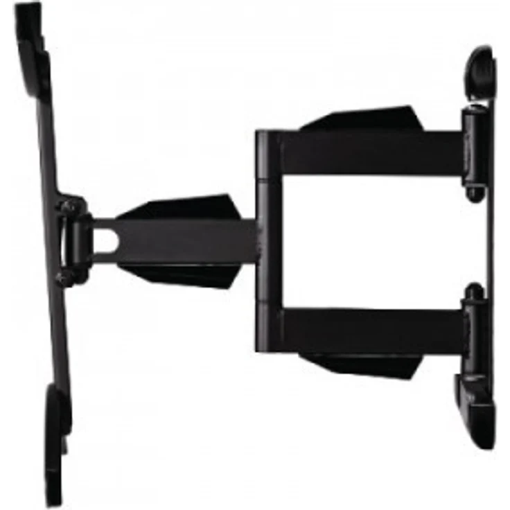 Hama TV-Wandhalterung (neigbar, schwenkbar, vollbeweglich für Fernseher von 37 bis 75 Zoll (94 cm bis 191 cm Bildschirmdiagonale), inkl. Fischer Dübel, VESA bis 600x500, max. 45 kg) schwarz – Bild 1