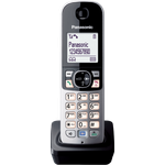Panasonic KX-TGA681EXB Mobilteil für KX-TG68xx Serie inkl. Ladeschale schwarz