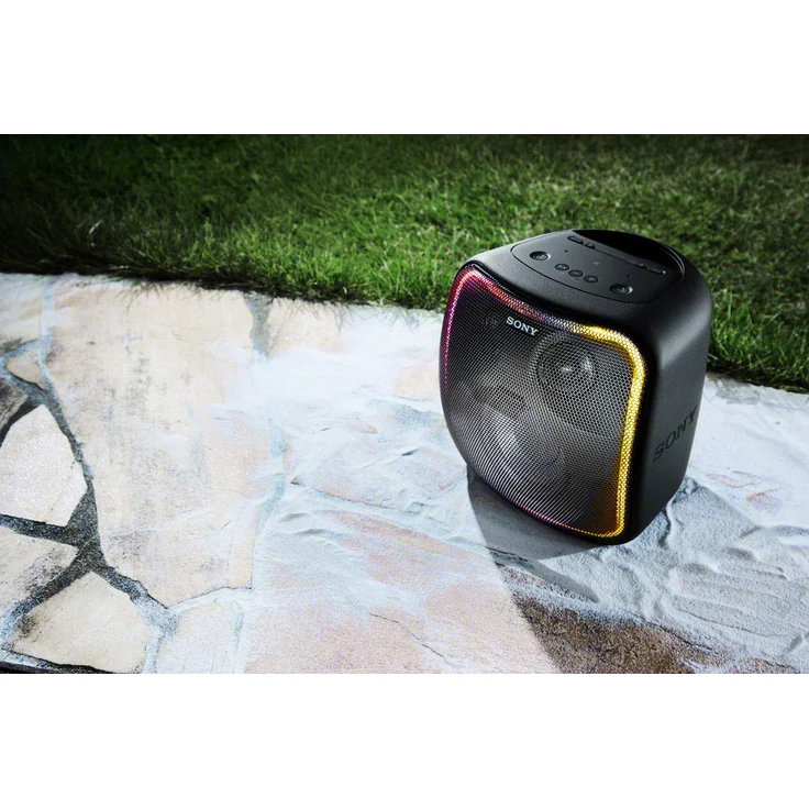 Sony SRS-XB501G Bluetooth-Lautsprecher mit Lichteffekten, Subwoofer, Mikrofon, wasserdicht, schwarz – Bild 7