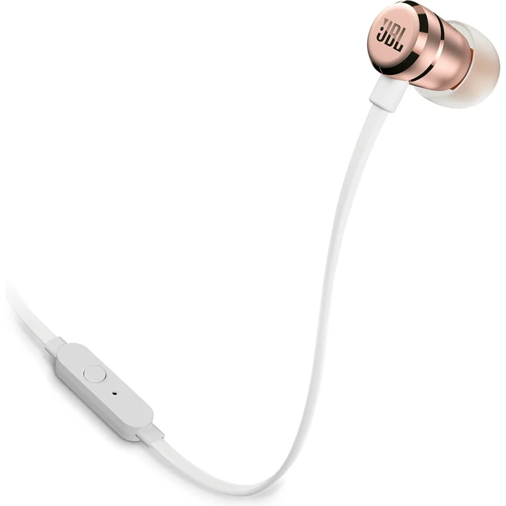 JBL T290 Kompatibel mit Apple und Android Geräten In-Ear Kopfhörer mit Mikrofon, roségold – Bild 2
