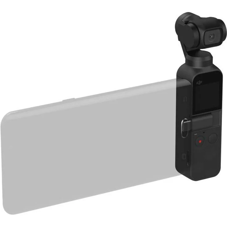 DJI Osmo Pocket, 3-Achsen Gimbal-Bildstabilisierung (1/2.3 Zoll Sensor mit 80° Sichtfeld und F2.0 Blende, Videoaufnahmen mit bis zu 4K Ultra HD bei 60 fps und 100 Mbit-s) – Bild 2
