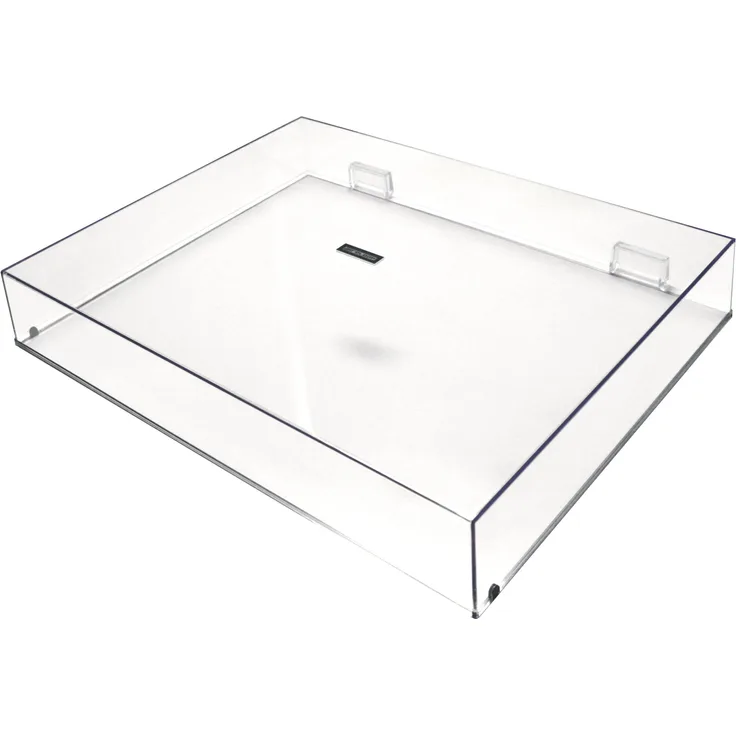 Reloop RP-1000-2000-4000 Abdeckhaube – Klappbarer Acryl Plattenspieler Staub- und Schmutzschutz, passgenau für Reloop RP-1000-2000-4000 Modelle, (transparent)