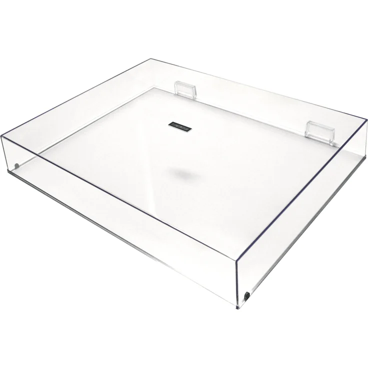 Reloop RP-1000-2000-4000 Abdeckhaube – Klappbarer Acryl Plattenspieler Staub- und Schmutzschutz, passgenau für Reloop RP-1000-2000-4000 Modelle, (transparent)
