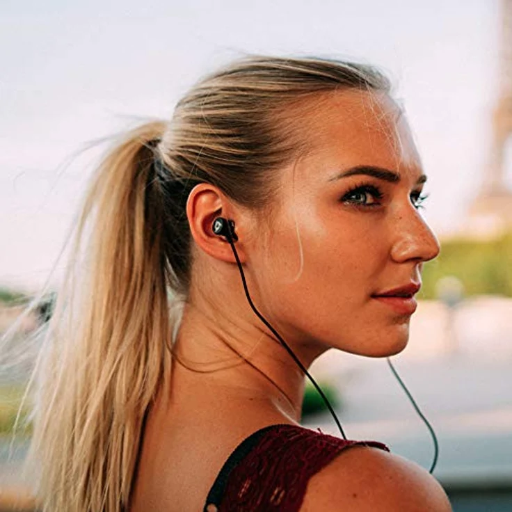 KLIM Fusion In-Ear Kopfhörer mit Memory Foam schwarz – Bild 7