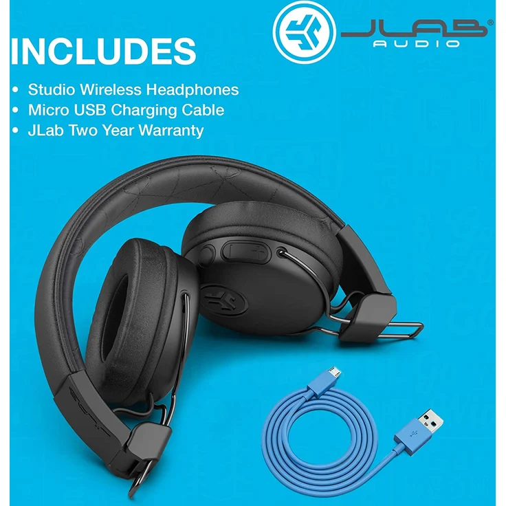 JLab Studio Wireless In-Ear Kopfhörer, mit Bluetooth, schwarz – Bild 7