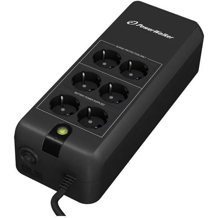 POWERWALKER VFD 600 APFC 600VA - 300W Offline USV Active Power Factor Correction
