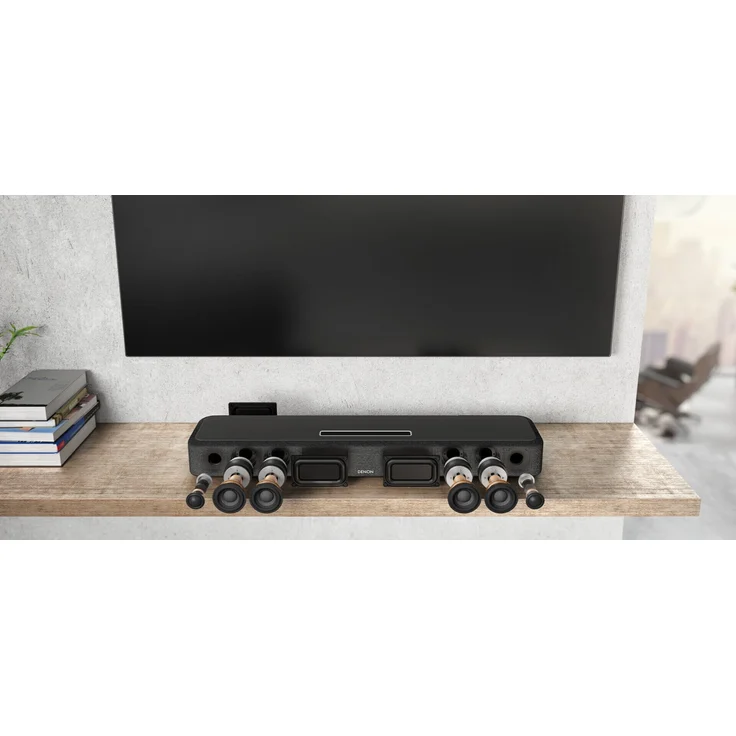 Denon Home 550 2.0 Soundbar ohne Subwoofer, Dolby Atmos, Amazon Alexa, kabellos/kabelgebunden, geeignet für TV, schwarz  – Bild 16