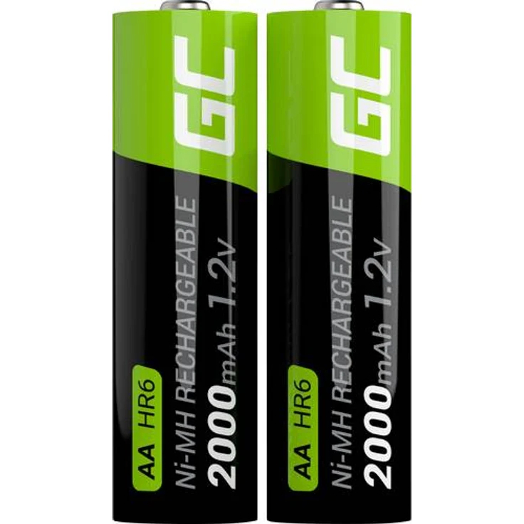 Green Cell HR6 Mignon (AA)-Akku NiMH 2000 mAh 1.2V 2St. – Bild 1