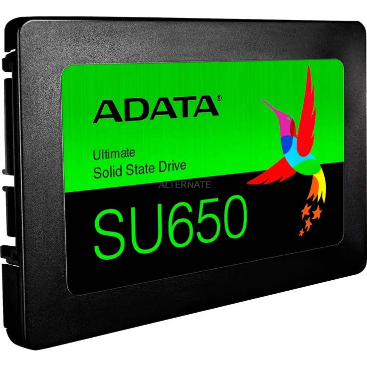 ADATA Ultimate SU650 512 GB SSD, schwarz, SATA 6 GB-s, 2,5''