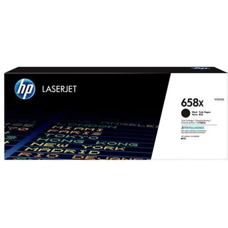 HP 658X LaserJet Toner Schwarz W2000X