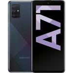 Samsung Galaxy A71 Smartphone 17cm (6,7 Zoll) SAMOLED-Display, 128GB interner Speicher, Nano-SIM, Android, Prism Crush Black