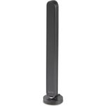 Hama DAB-Zimmerantenne für Radio (DAB, DAB+, UKW, digitale Innenantenne mit Verstärker, aktive Stabantenne mit F-Stecker, 1,4m Kabel) schwarz