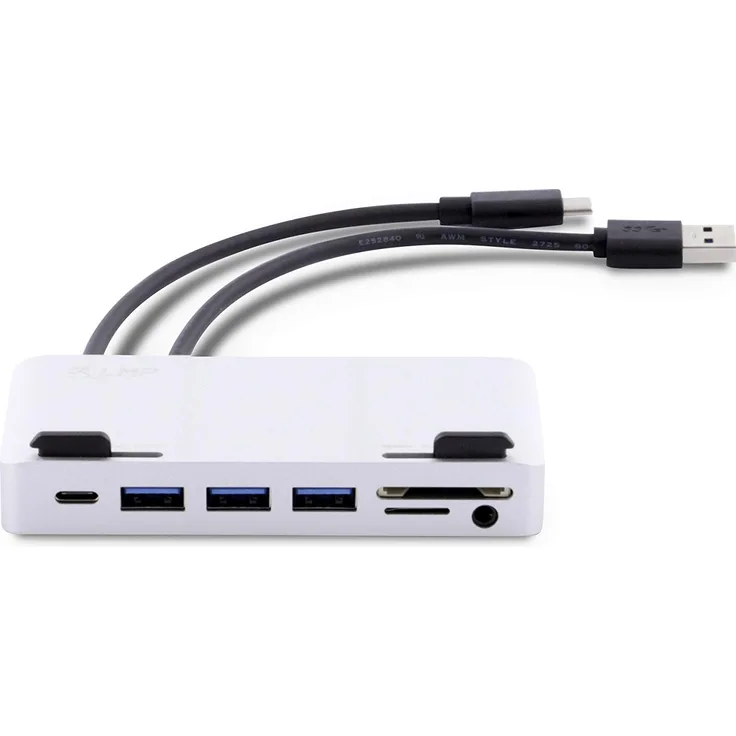 LMP USB-C Attach Hub 7 Port for iMac, Silver