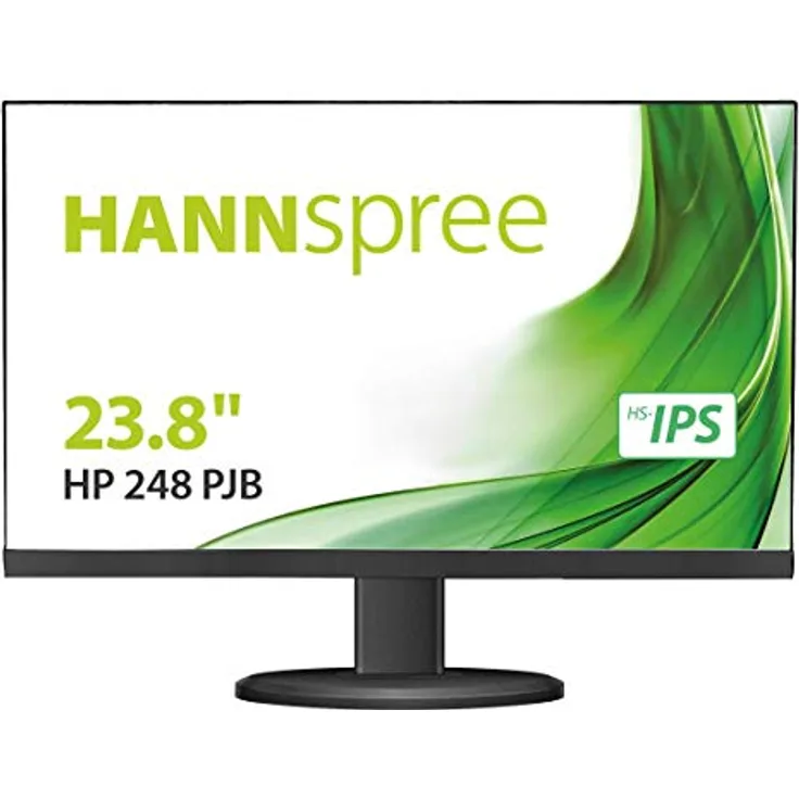HANNspree HP248PJB 60,45cm (23,8'') Full-HD 250cd VGA HDMI DP Lautsprecher VESA Höhenverstellbar Neigbar Schwenkbar Pivot 90°