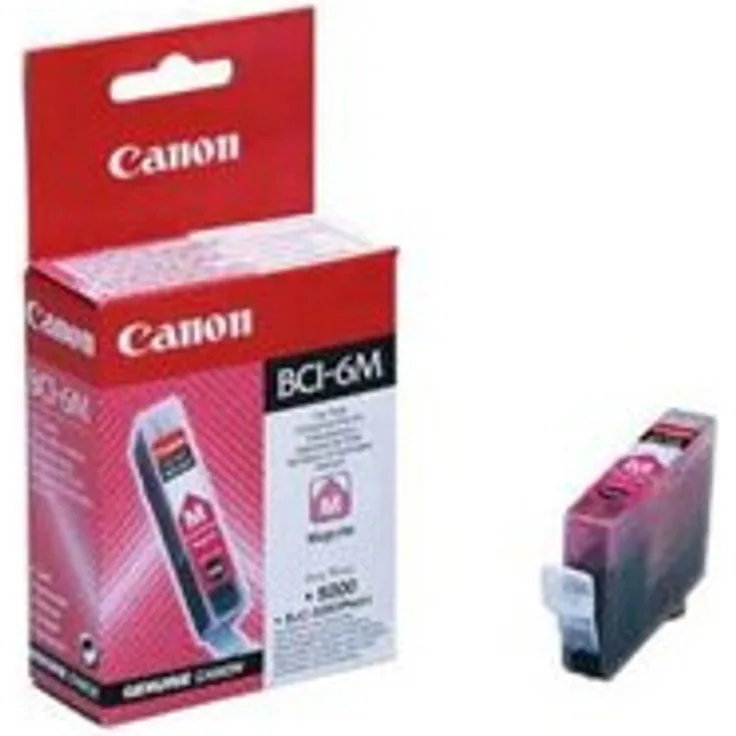 Canon BCI-6 M original Tintenpatrone Magenta für Pixma Inkjet Drucker iP3000-iP4000-iP4000R-iP5000-iP8500