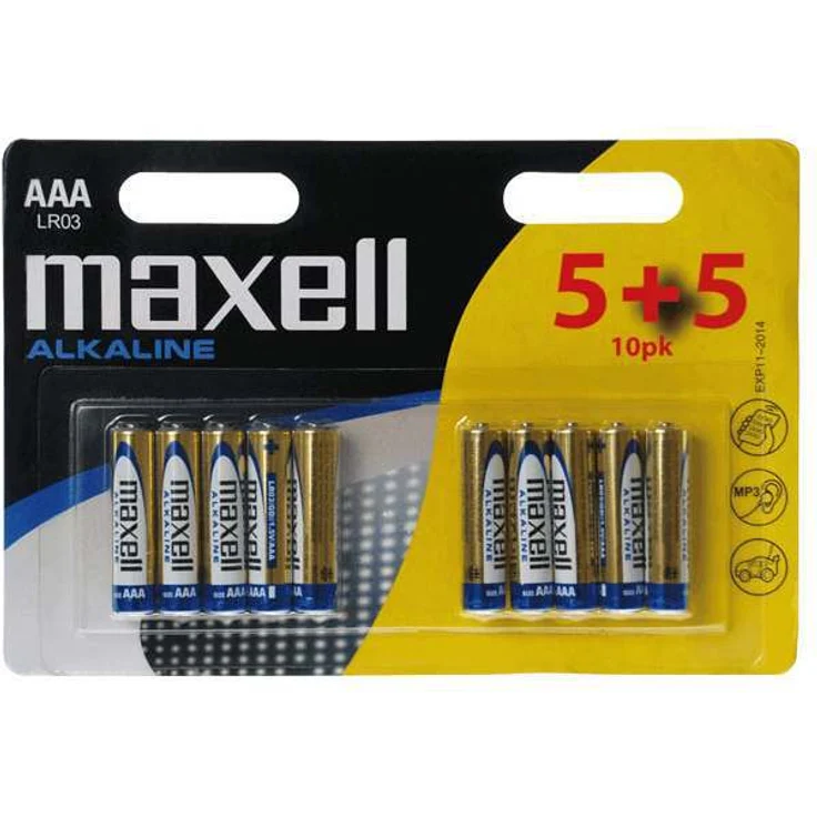 Maxell LR6 AA Mignon Alkaline Batterien (5+5 Pack) – Bild 1
