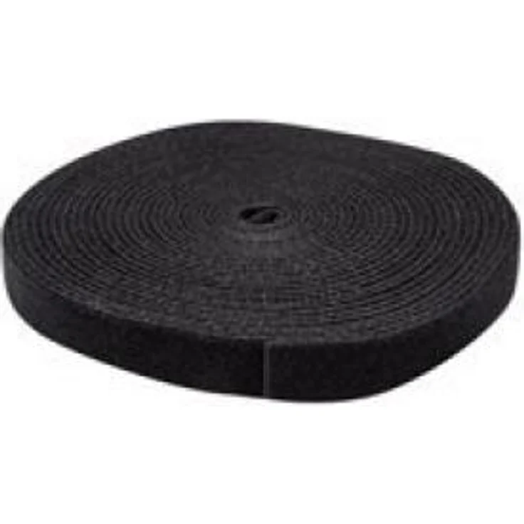 StarTech.com Klettverschluss 7,6m Rolle - Schwarz